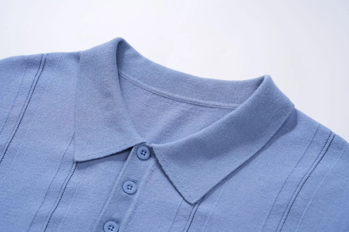 Ribbed Lightweight Polo