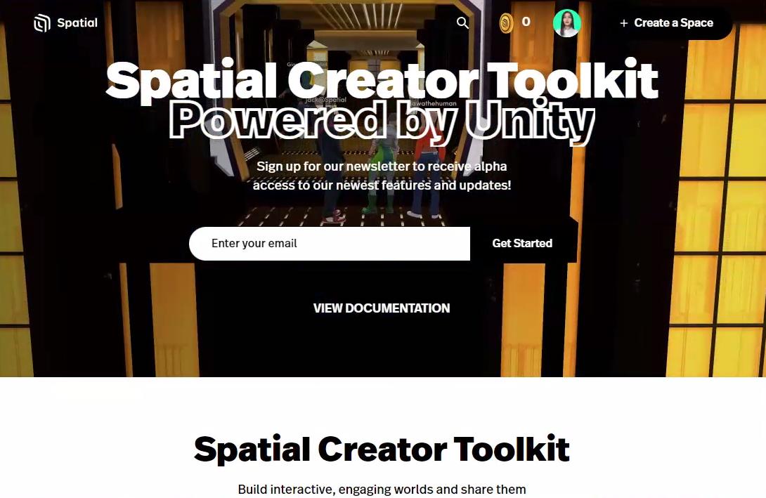 zuccie.com Spatial Creator ToolkitからSpatial.io向けUnityをインストールする